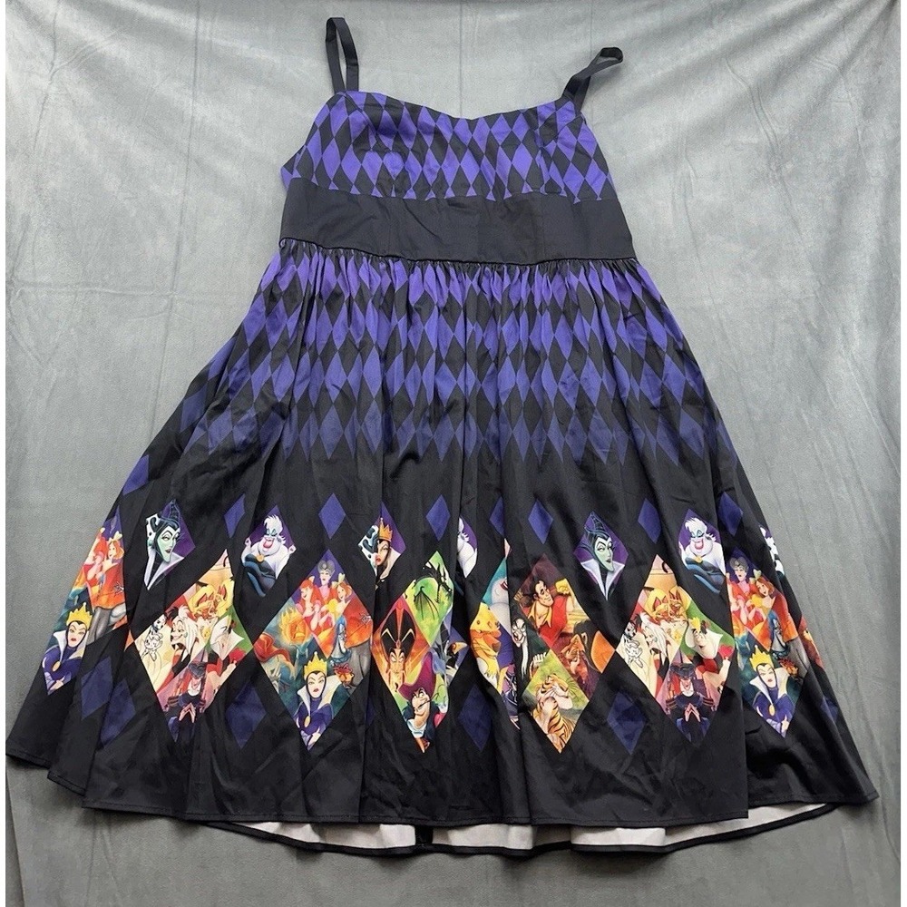 NEW Disney Parks Dress Shop Original Villains Dress Womens 2X Si Am Ursula Hook